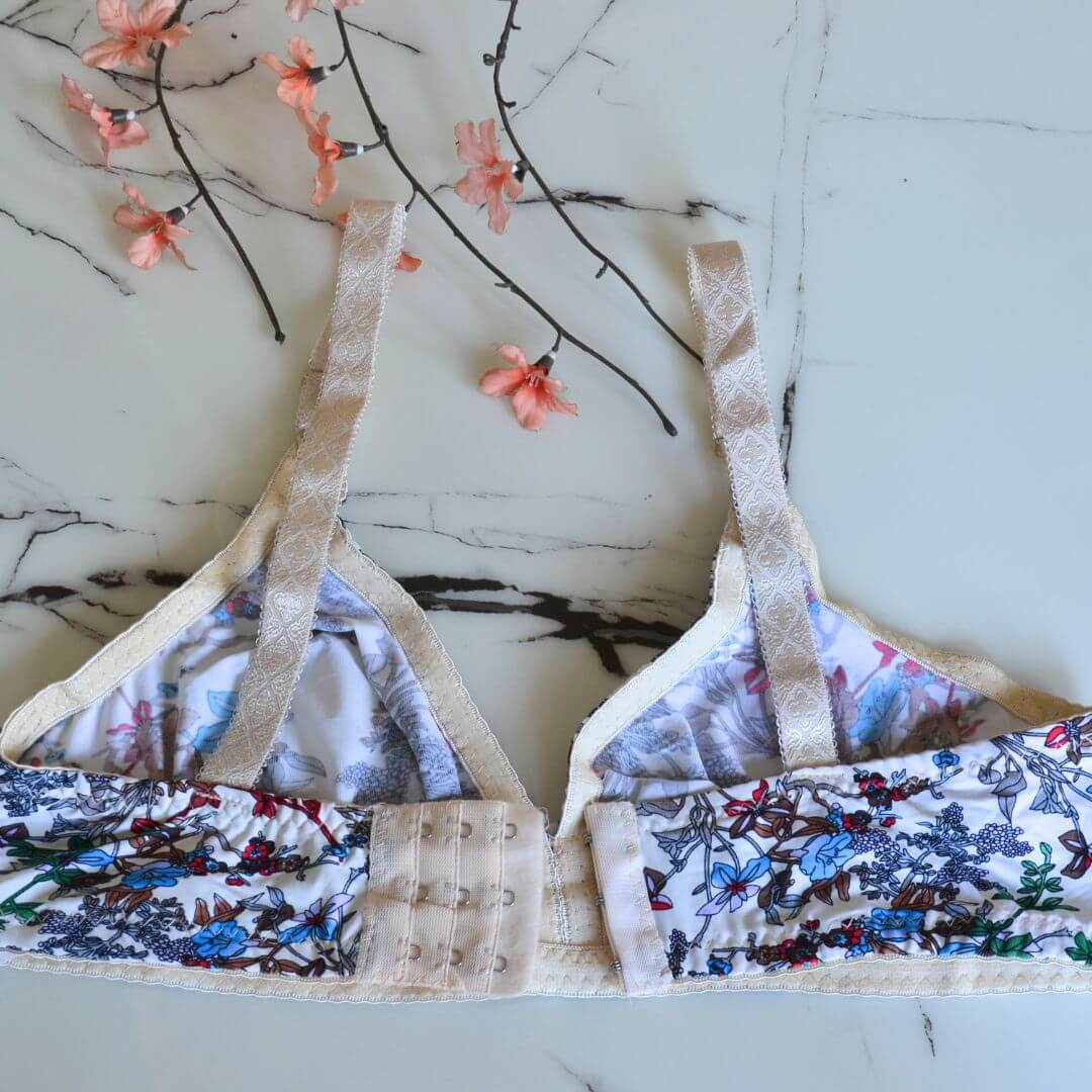 Ice silk Non padded Bra style 3