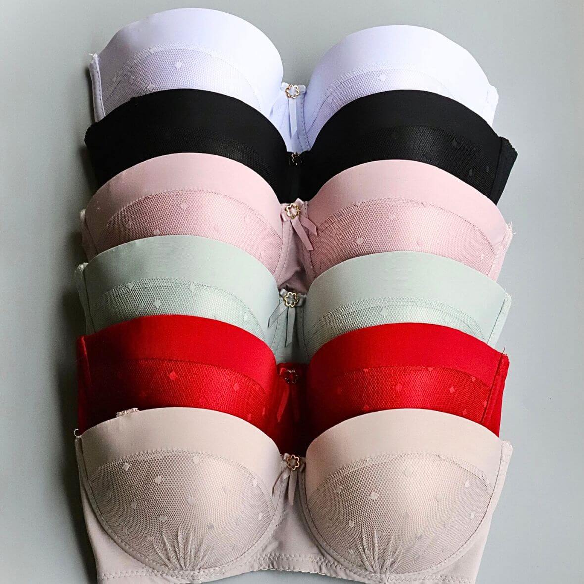 Fancy Lace Padded Pushup Bra