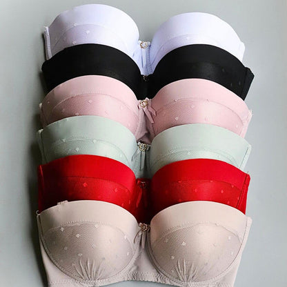 Fancy Lace Padded Pushup Bra