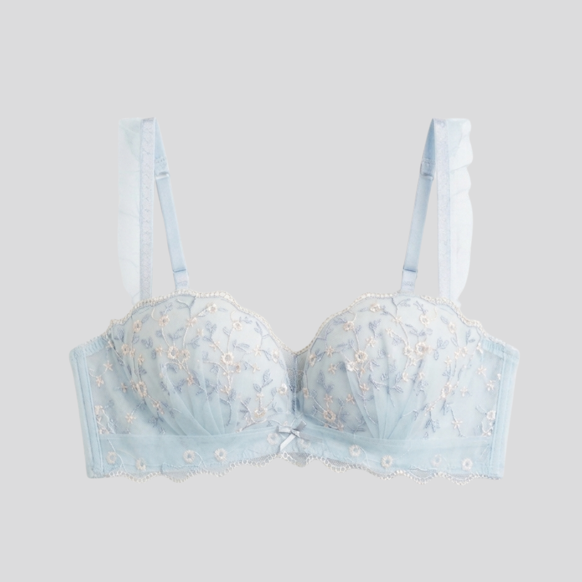 Spring Floral Pushup Bra