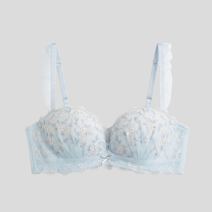 Spring Floral Pushup Bra