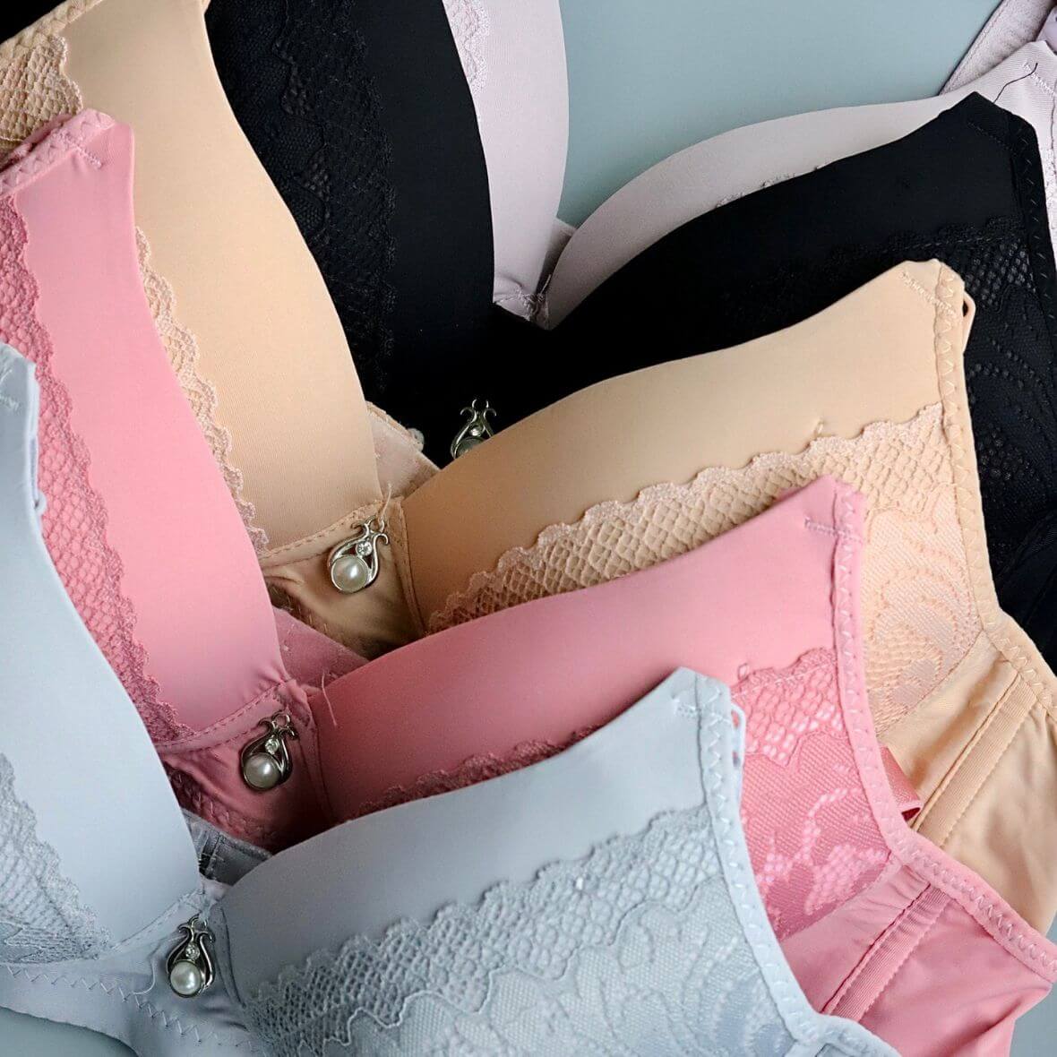 Fancy Lace Comfortable Pushup Bra
