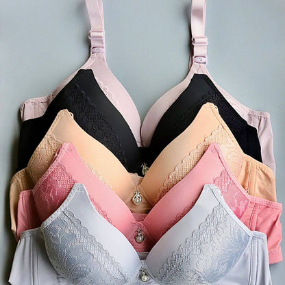 Fancy Lace Comfortable Pushup Bra