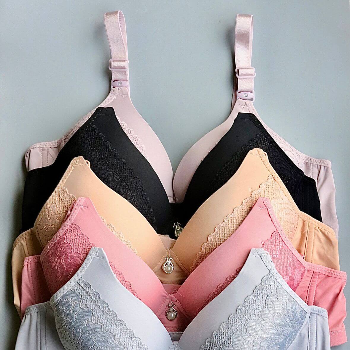 Fancy Lace Comfortable Pushup Bra