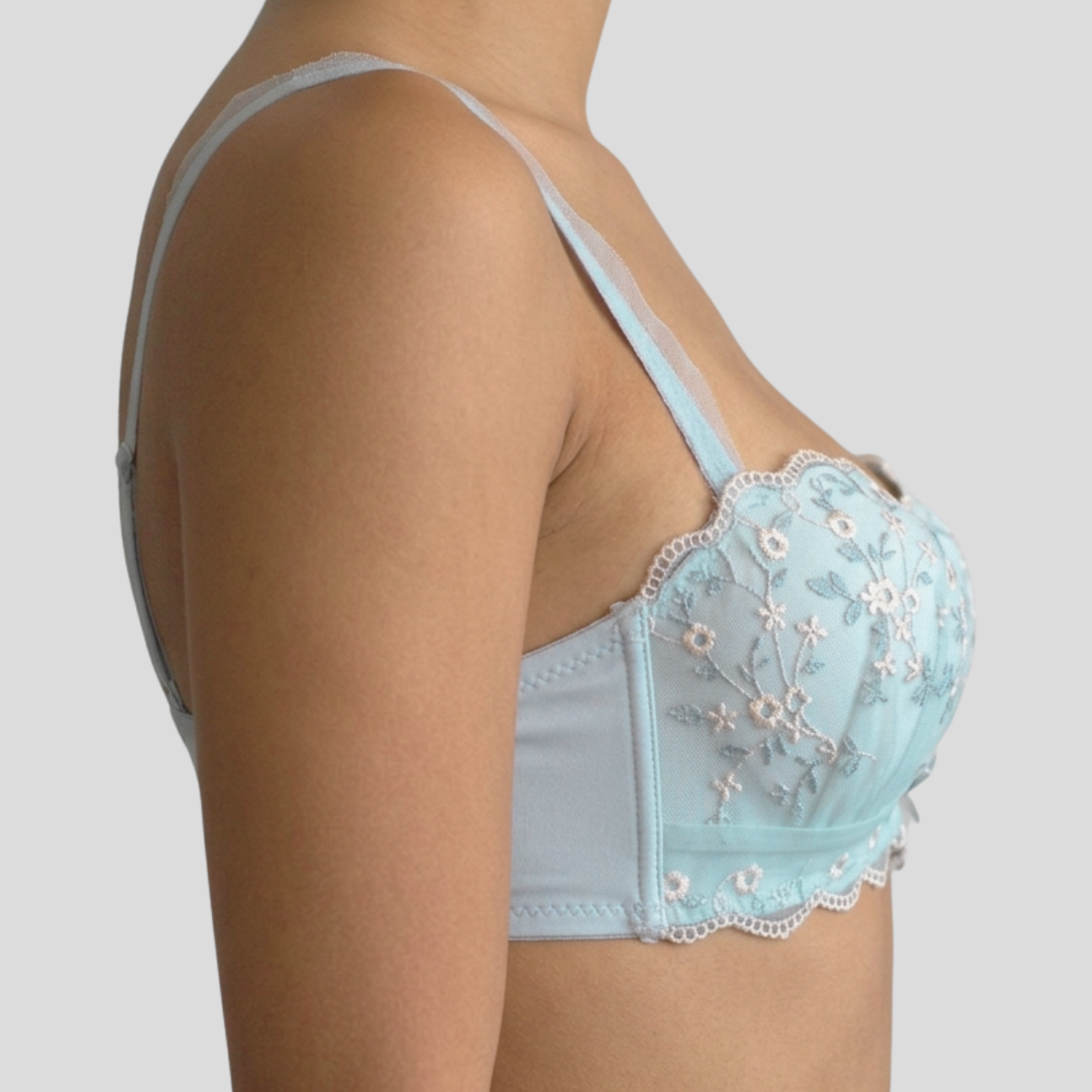 Spring Floral Pushup Bra