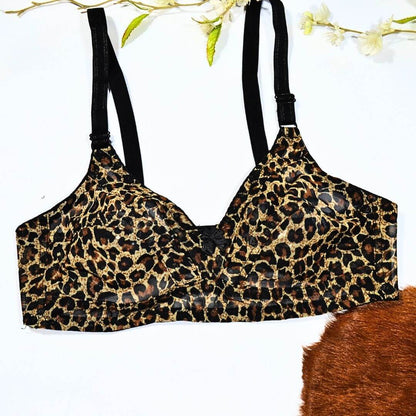 Brown Full net Non padded Bra high quality