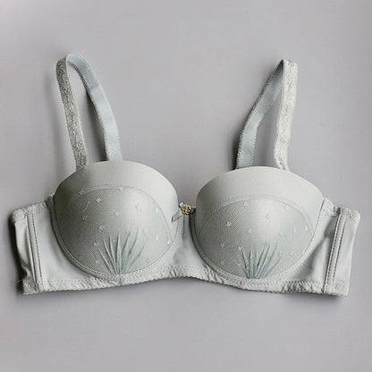 Fancy Lace Padded Pushup Bra