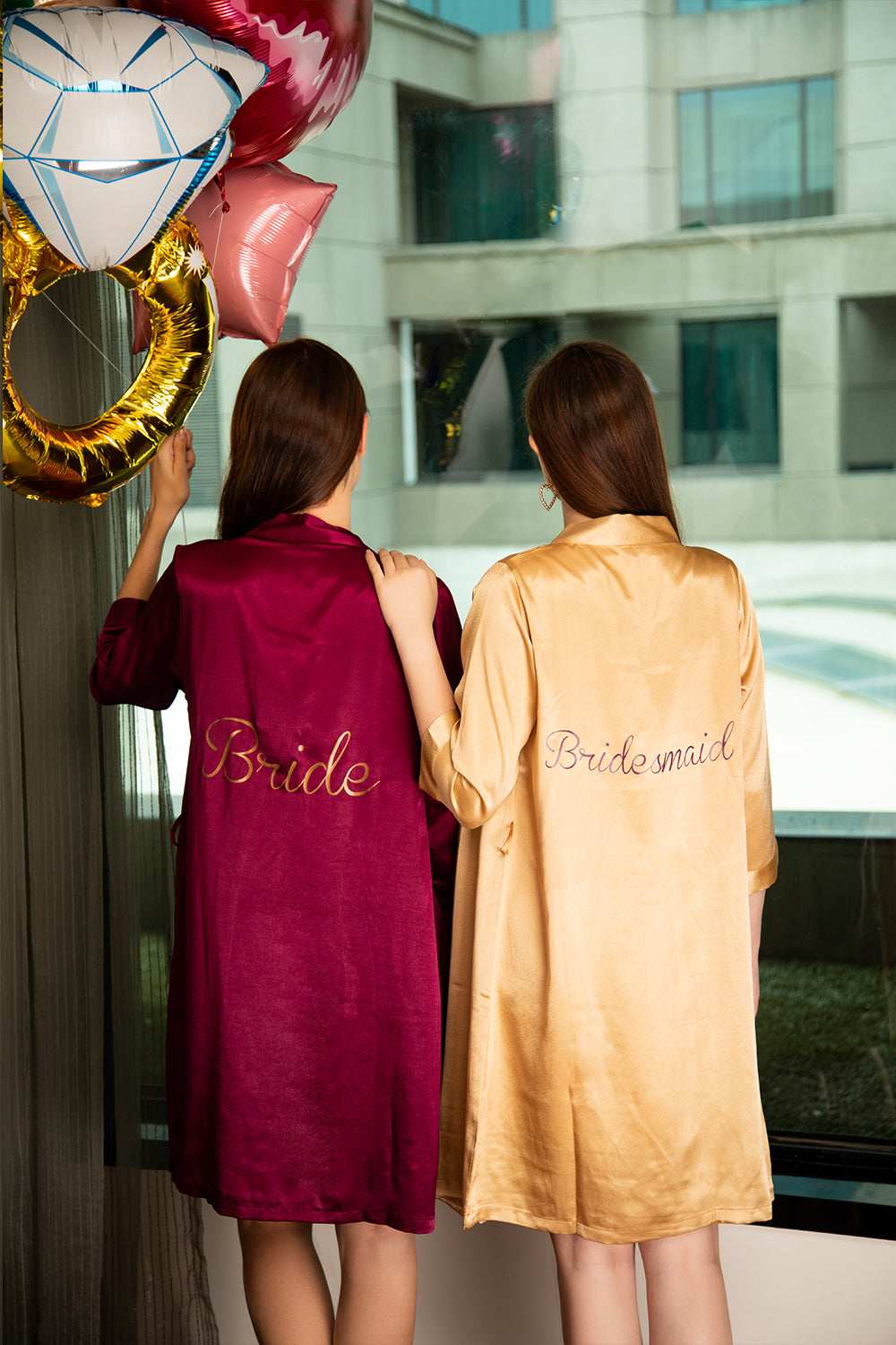 Forever Begins Bridal Satin Robe