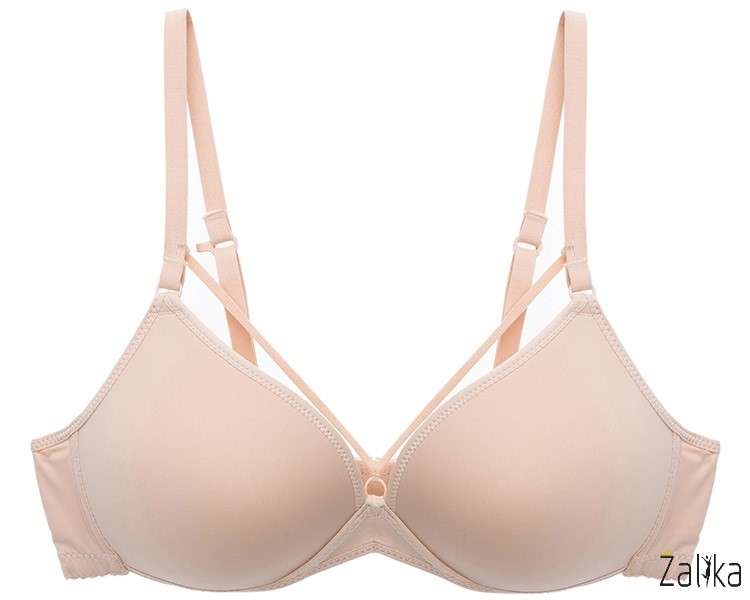 Deep V Neck Wire Free Bra