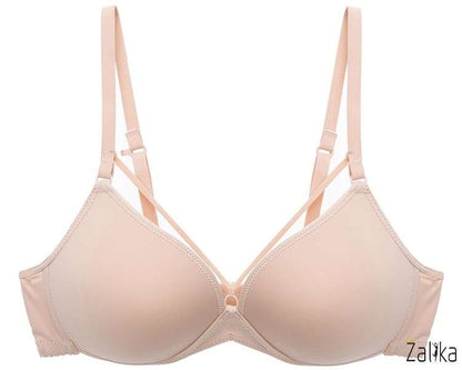 Deep V Neck Wire Free Bra