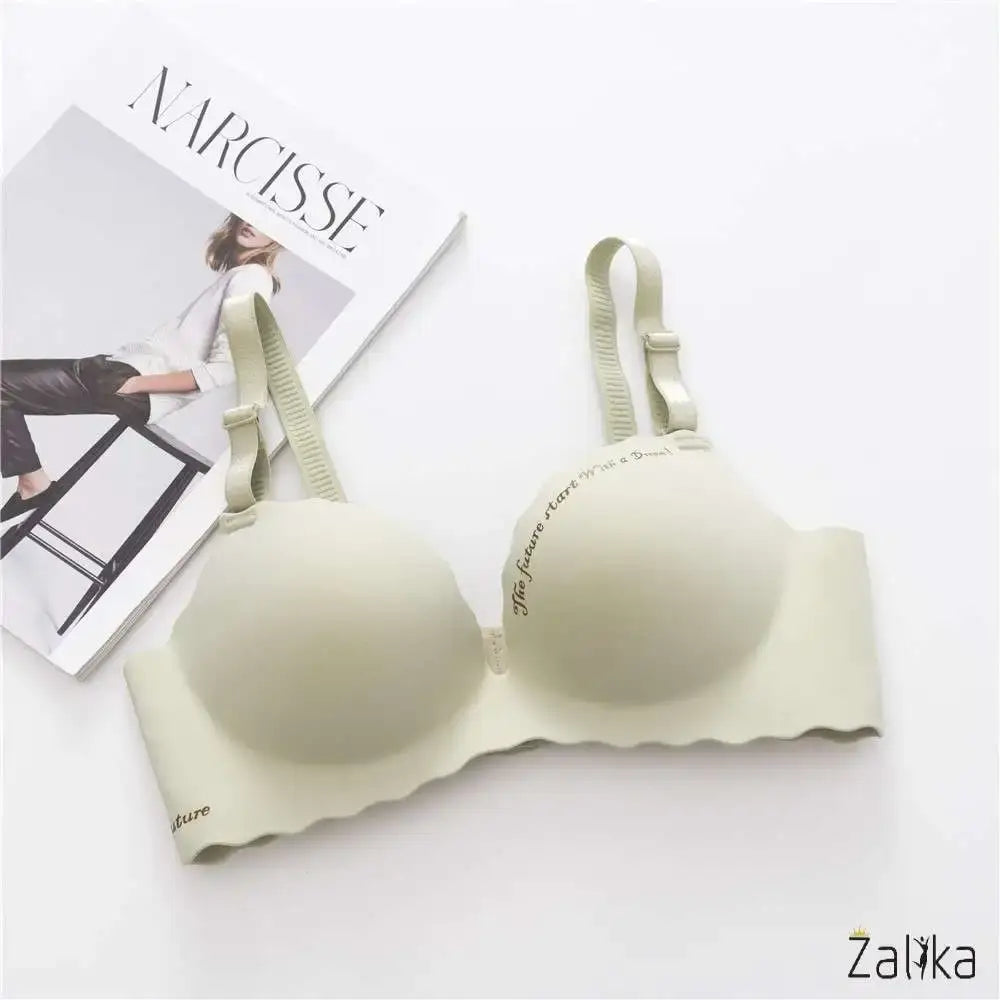 B Cup Printed Push Up Bra