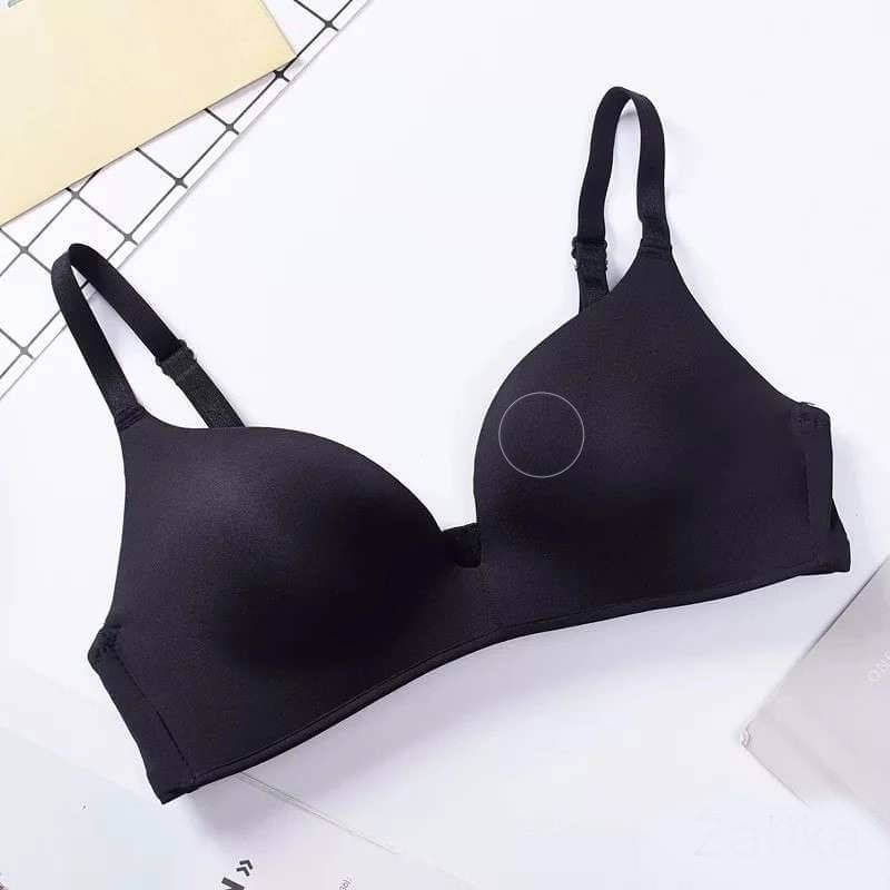 Solid Color Wire Free T-shirt bra