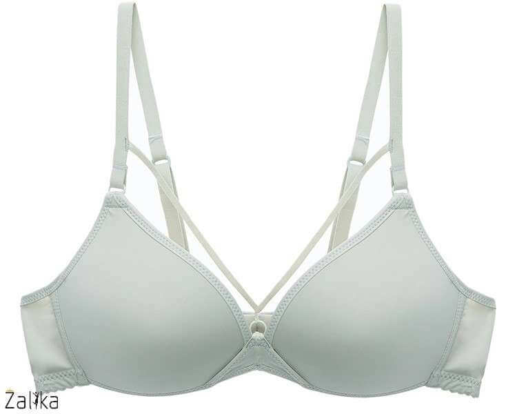 Deep V Neck Wire Free Bra