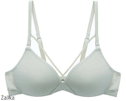 Deep V Neck Wire Free Bra