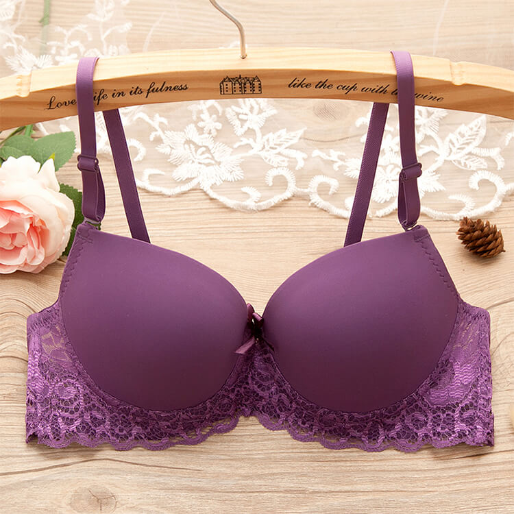 Lace underwire bra