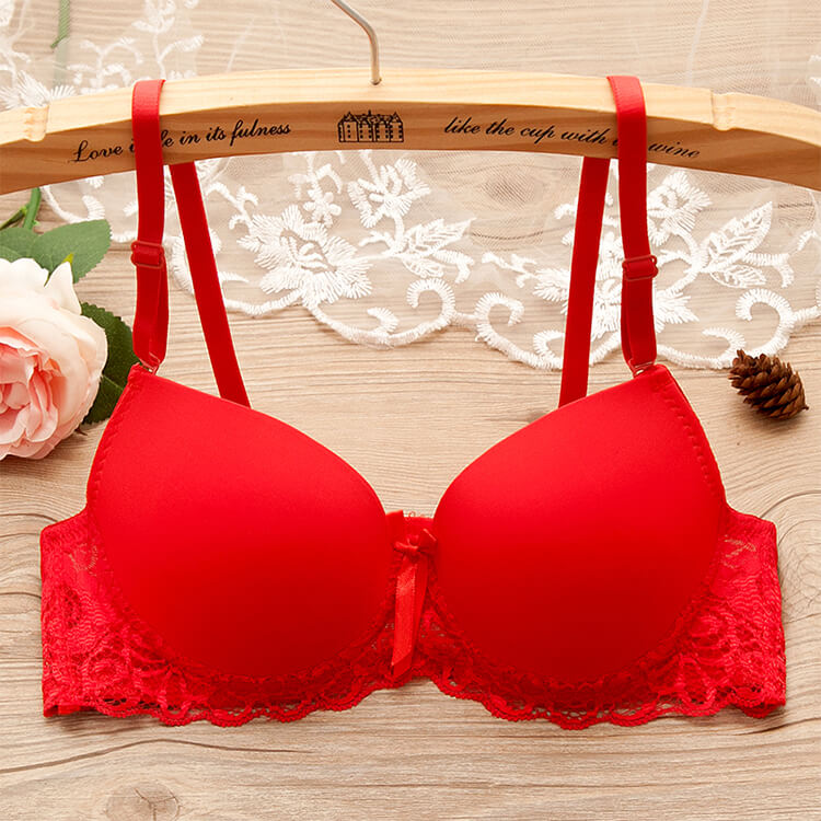 Lace underwire bra