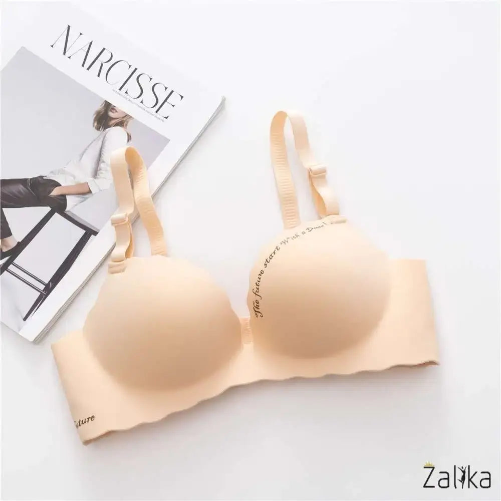 B Cup Printed Push Up Bra