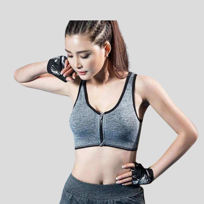 Zipper Sports Bra