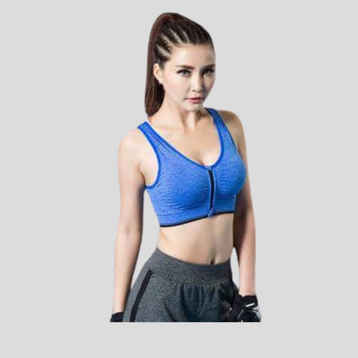 Zipper Sports Bra