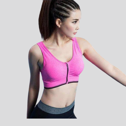 Zipper Sports Bra