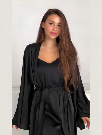 Obsidian Veil – Silk Serenity 2pc Set