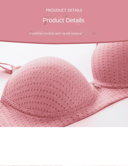 Seamless Solid Color Comfortable Bra