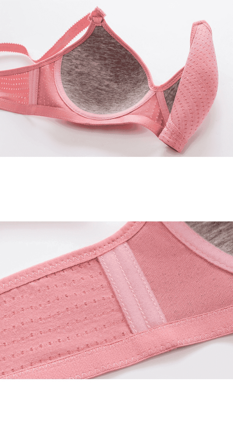 Seamless Solid Color Comfortable Bra