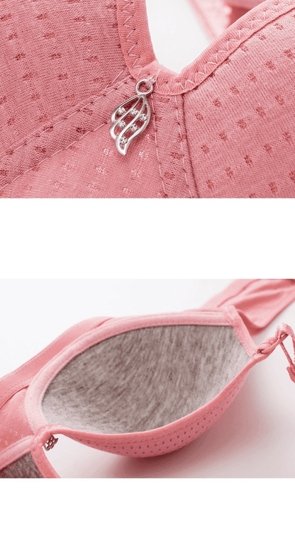 Seamless Solid Color Comfortable Bra