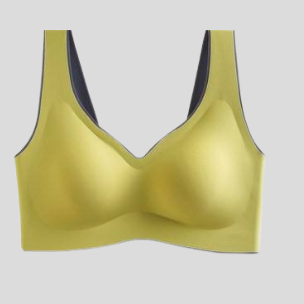 Soft Spandex Seamless Wire Free Bra - Green
