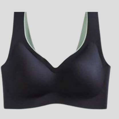 Soft Spandex Seamless Wire free Bra - Black