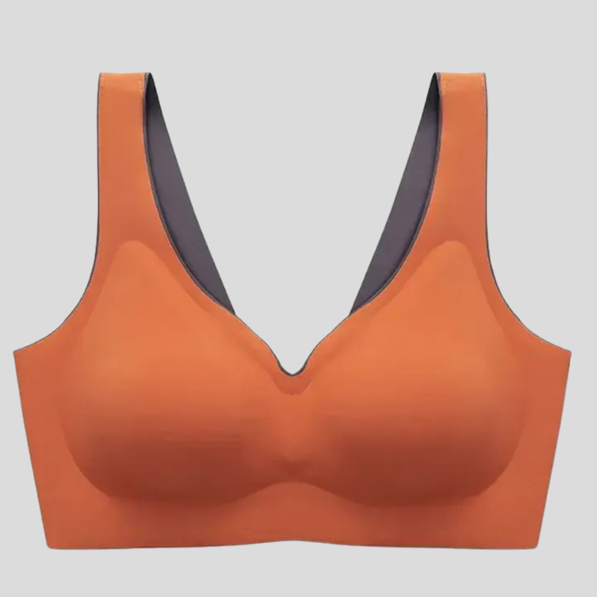 Soft Spandex Seamless Wire free Bra - Red