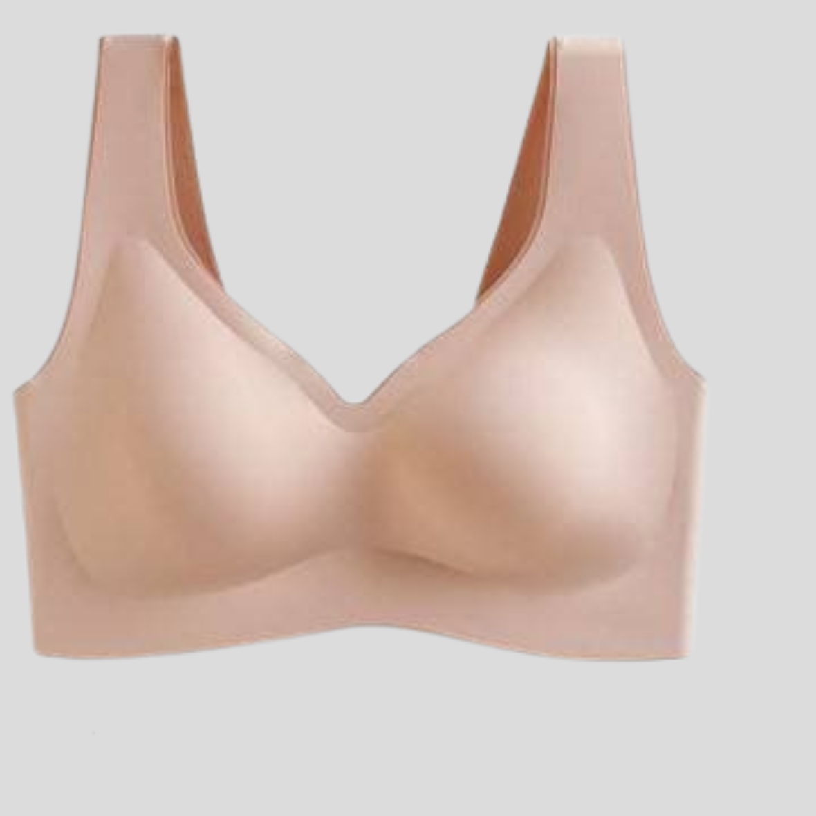 Soft Spandex Seamless Wire free Bra - Skin