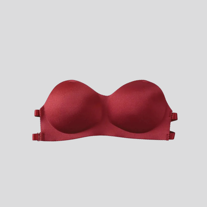 Solid Color Bra With Transparent Strap