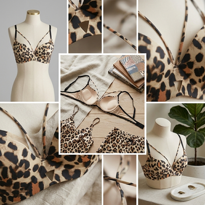 Cheetah Print Bra