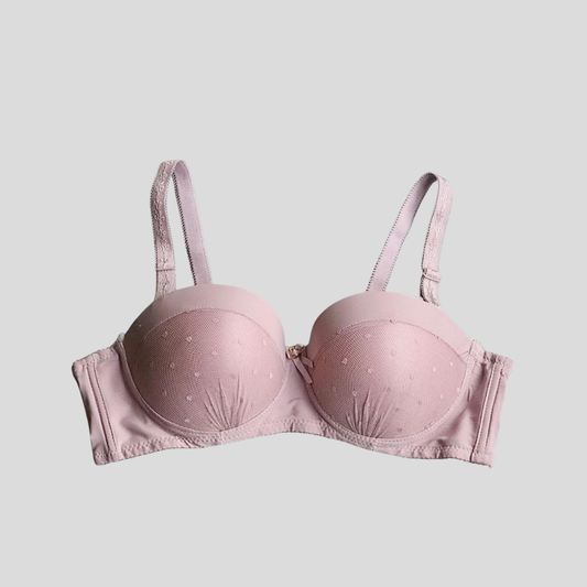 Fancy Lace Padded Pushup Bra