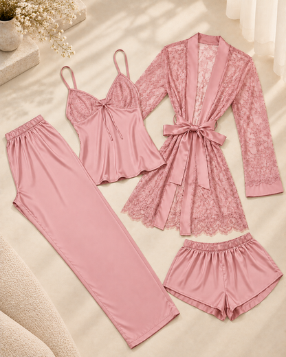 Lovey 4pc Nightwear Set