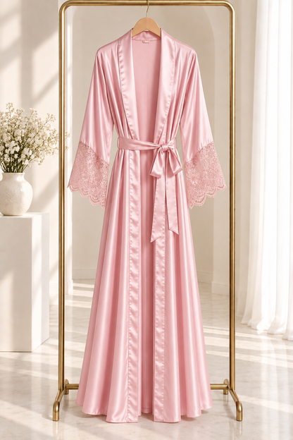 Noctelle Silk Maxi & Robe Set