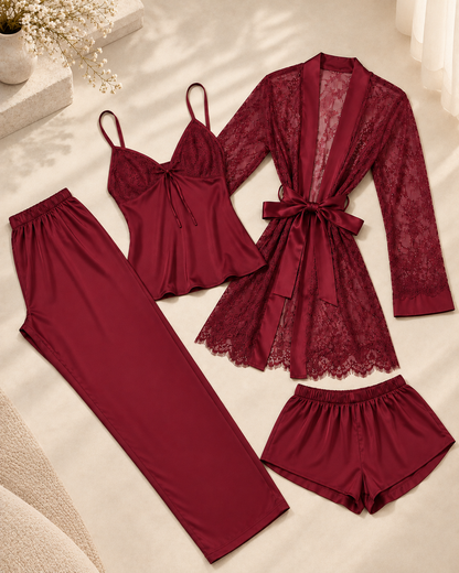 Lovey 4pc Nightwear Set