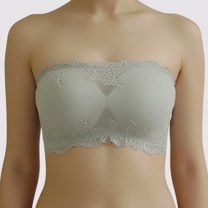 Strapless Fancy Padded Tube Bra
