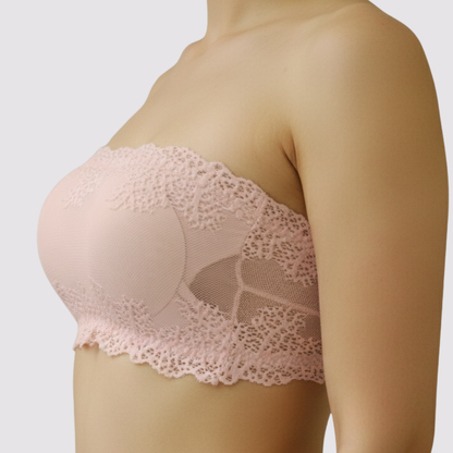 Strapless Fancy Padded Tube Bra