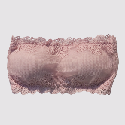 Strapless Fancy Padded Tube Bra